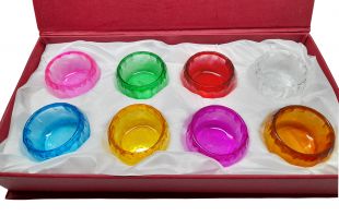 彩色水晶供杯(中),8個一組