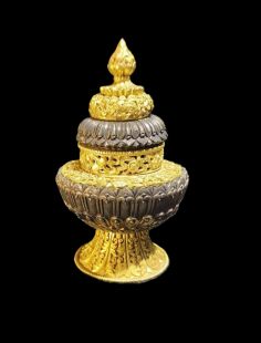 修法米罐3 層(鎏金)